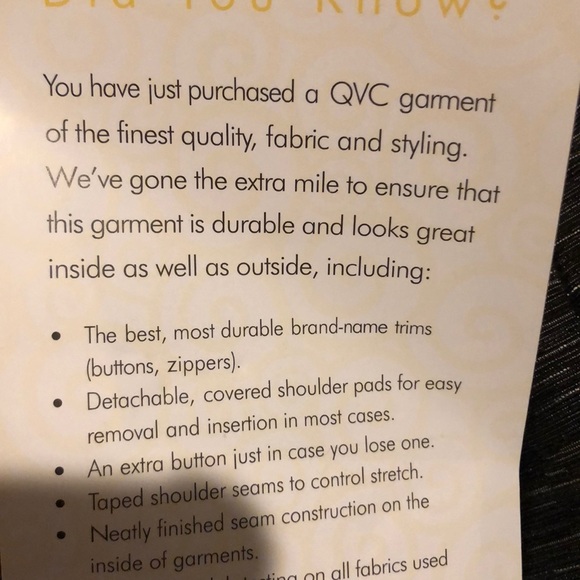 QVC Dialog Women’s Duster with Matching Top - Picture 9 of 11